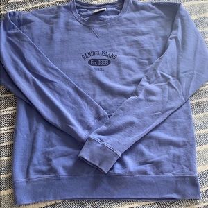 purple sanibel island crew neck